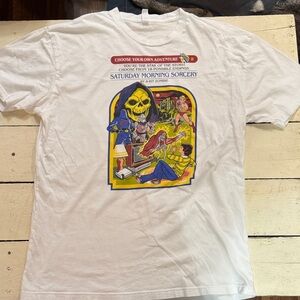 Next Level Apparel White Graphic Tee